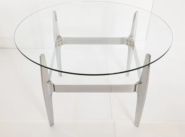 Mesa Baja Redonda Vintage De Knut Hesterberg Para Ronald Schmitt 1970 70S 70'S