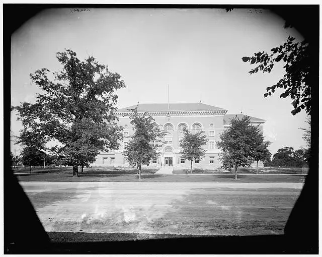 Eastern High School, Detroit, Michigan c1900 Old Photo