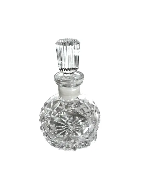 Waterford Crystal Lismore Perfume Bottle & Stopper Fine Irish Crystal