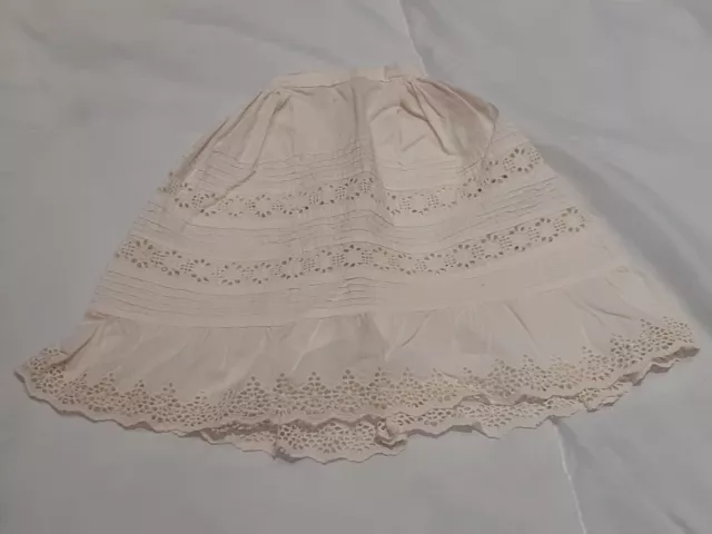 Antique doll's petticoat  19th - Très beau jupon ancien de poupée fin XIXe