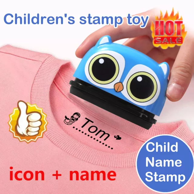 DIY Name Stamp for Children Kids - Self Inking Clothes Labelling Custom 2.