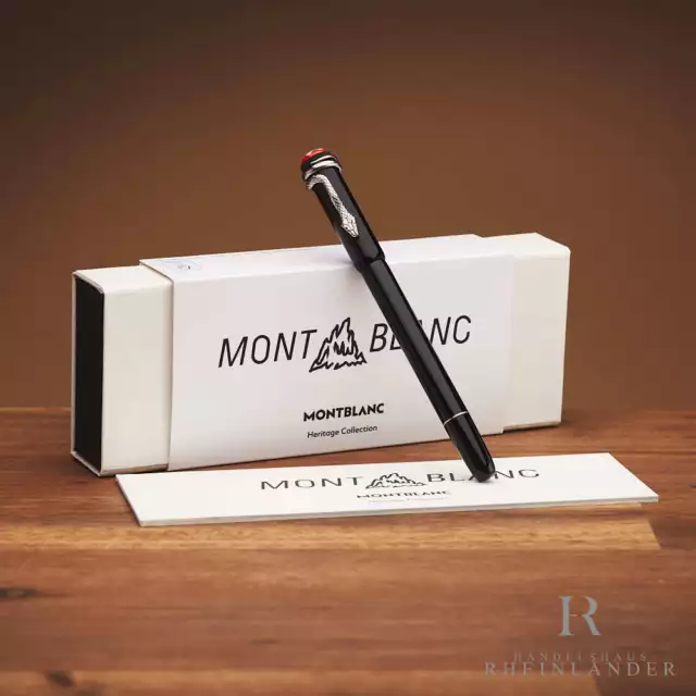 Montblanc Heritage Collection Rouge et Noir Rollerball Fineliner ID 132109 IMBALLO ORIGINALE