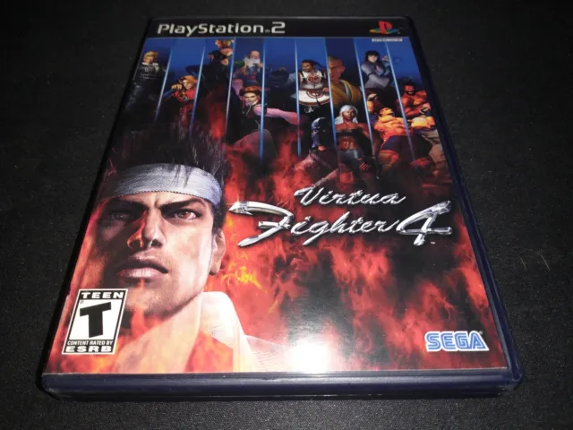 Virtua Fighter 4 Black Label Sony Playstation 2 PS2 MINT cond disc COMPLETE