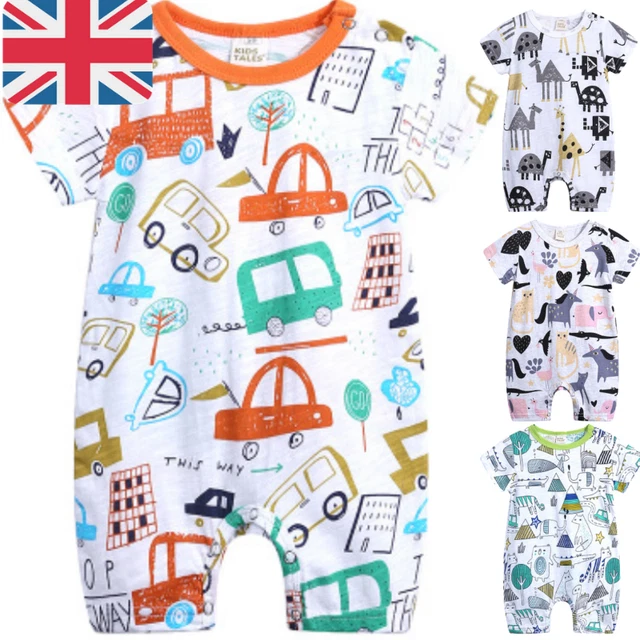 Newborn Baby Boy Girl Romper Bodysuit Jumpsuit Sunsuit Playsuits Outfits Clothes