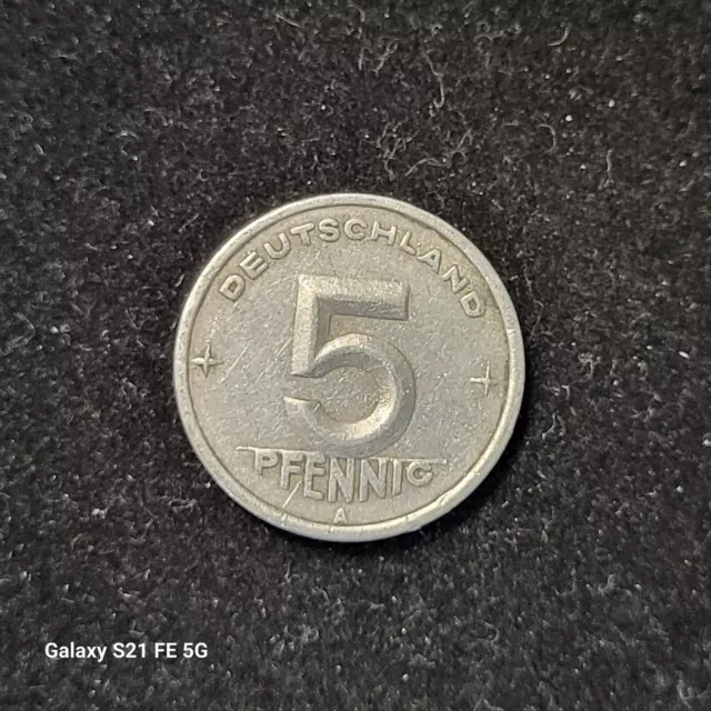 Germany - Democratic Republic 5 Pfennig KM# 2 1949    B058   I  COMBINE SHIPPING