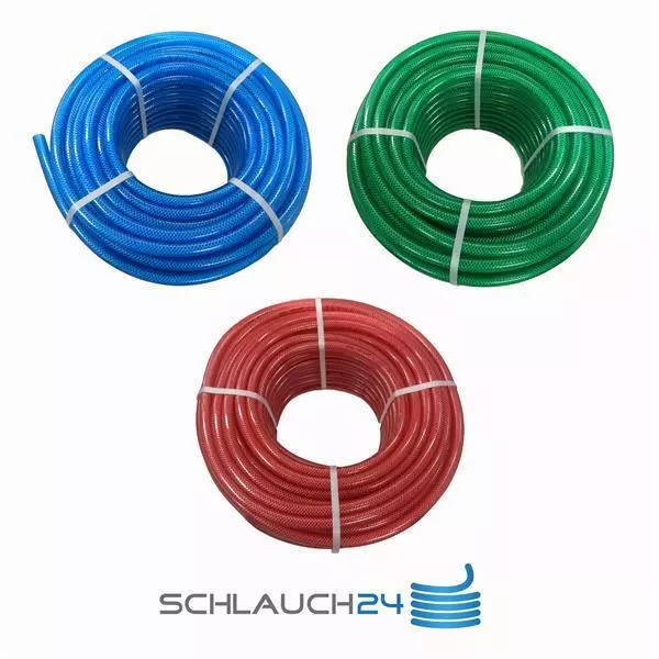 Druckluftschlauch Rehau Raufilam E Colour PVC Gewebeschlauch 25 Meter Rolle