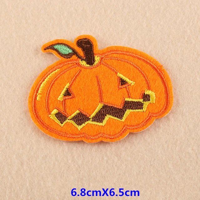 11 Pcs Cartoon Patches Spooky Stickers Clothing Jackets Appliques 2
