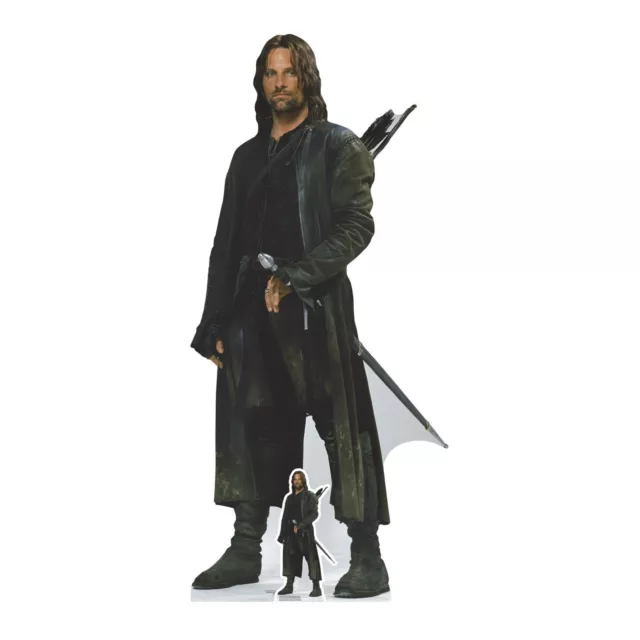 Aragorn Ufficiale Lifesize Cartone Ritaglio / IN Piedi The Lord of the Rings