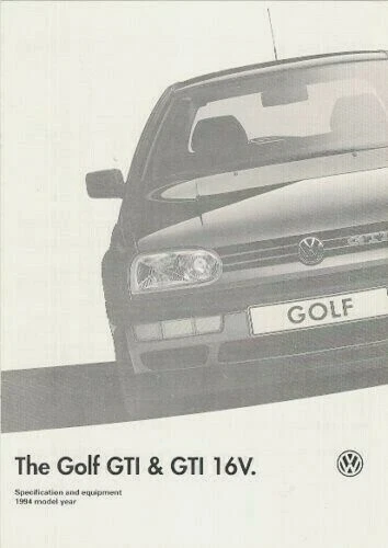 Golf 3 Gti Technische Daten