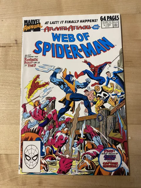 Web Of Spider-Man Annual #5 - Marvel Comics, Atlantis Attacks, Attuma!