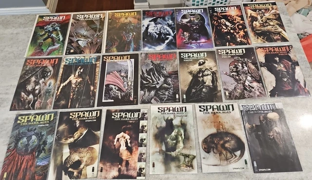 VINTAGE SPAWN THE Dark Ages Comic Books Lot Of 20 EUR 92,29 - PicClick DE