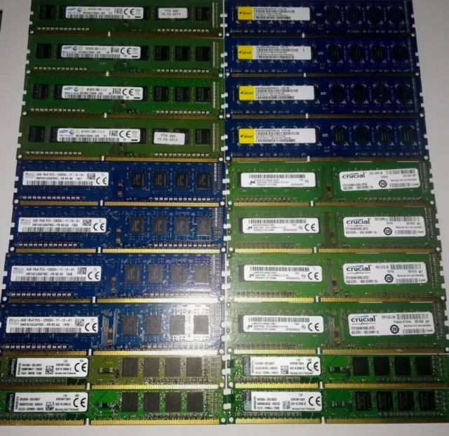 2GB 4GB 8GB 16GB 32GB DDR3 PC3-12800U sin ECC DDR3-1600 U-DIMM MEMORIA RAM