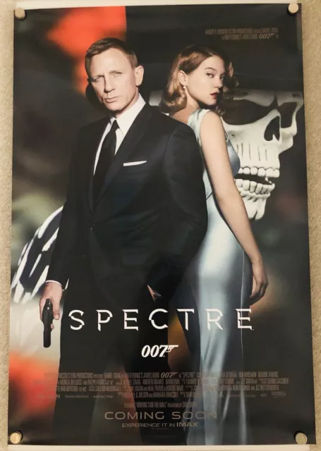 SPECTRE Original DS Movie Poster 27x40 JAMES BOND OO7 Daniel Craig RARE VERSION