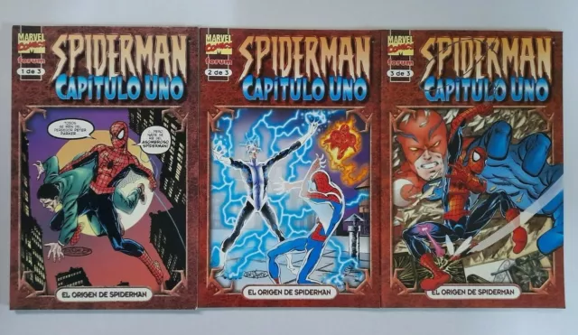 Spiderman:Capitulo Uno.Coleccion Completa de 3 Comics.Marvel.Forum