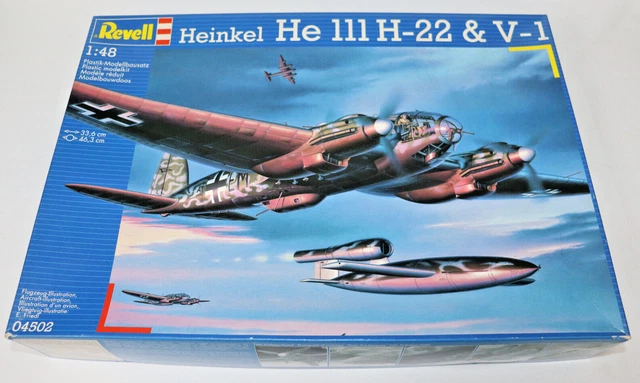 REVELL 04502 HEINKEL He 111 H 22 V 1 1 48 EUR 29 95 PicClick DE revell-04502-heinkel-he-111-h-22-v-1-1-48-eur-29-95-picclick-de