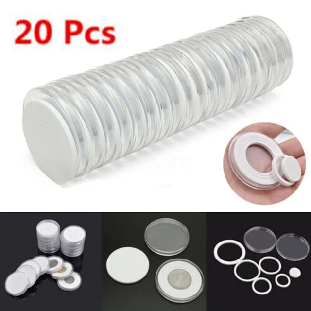 Capsules Numismatiques Transparentes - Lot De 10, Diamètre 50 Mm, Protection Pour Pièces De Collection - 6