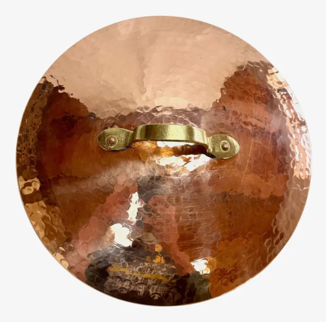 Tapa de cobre CopperGarden ø25cm | estañada | para olla de cobre y caldera de cobre