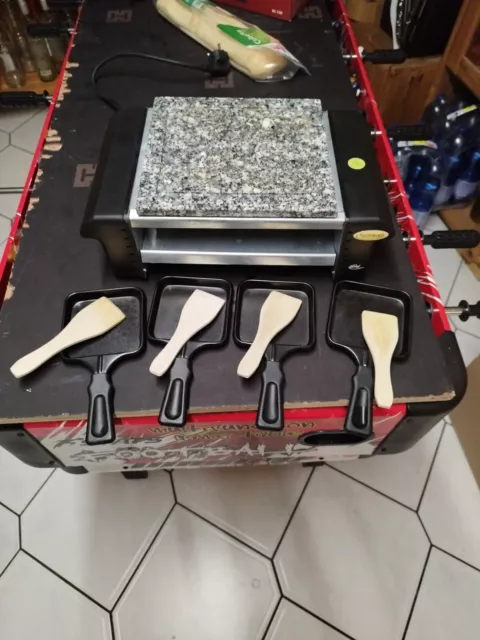 Neu Elta Raclette 4 Personen Mit Granitplatte  750 Watt