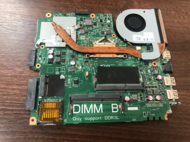 Original/OEM Dell Inspiron 14R Hauptplatine mit Kühllüfter & Kühlkörper