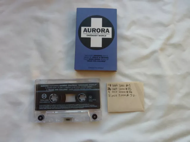 Aurora Ordinary World 3 track cassingle UK cassette tape single