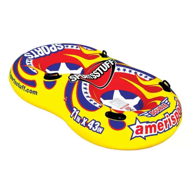 Airhead Snow Tube 30-2525 AMERISPORT; Double Tube Shape; Holds 2 Riders