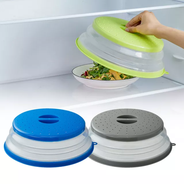 HEAT RESISTANT PLATE Cover Microwave Food Cover Splatter Protector Kitchen  Lid $11.10 - PicClick AU