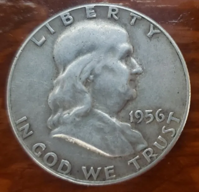 1956  Ben Franklin Half Dollar