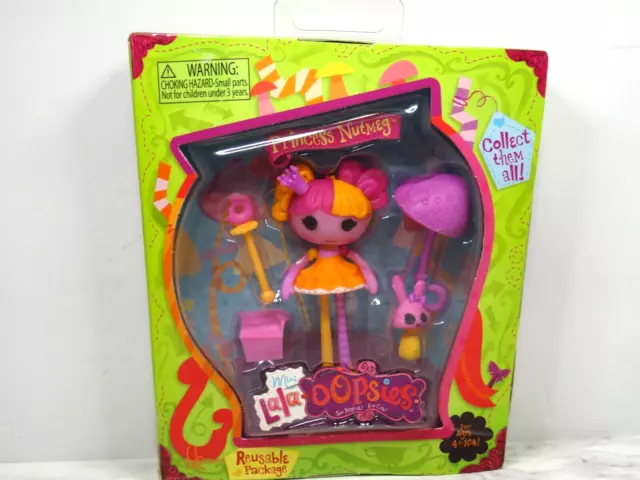 Lalaloopsy Collectible Mini Lala-Oopsies Princess Nutmeg Doll New Volume 1 No. 2
