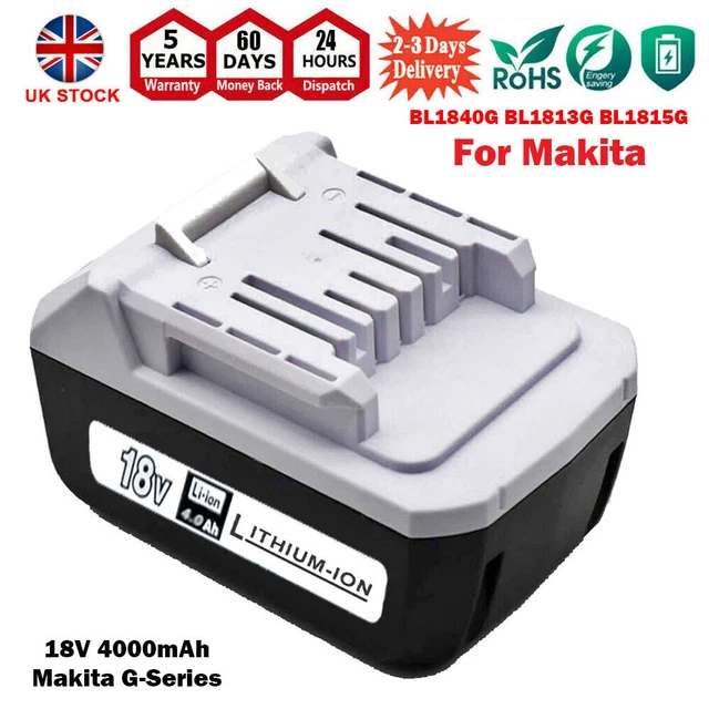 BL1840G For Genuine Makita Battery 18V G Series BL1815G BL1813G 195608-4 HP457D