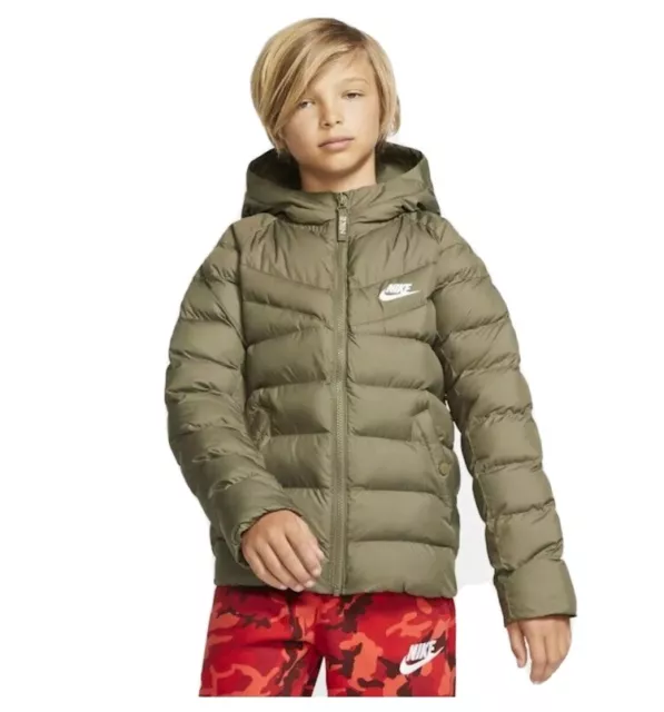Nike Sportswear Synthetic Fill Jacket Size Larger ￼ Boys *939554-222*