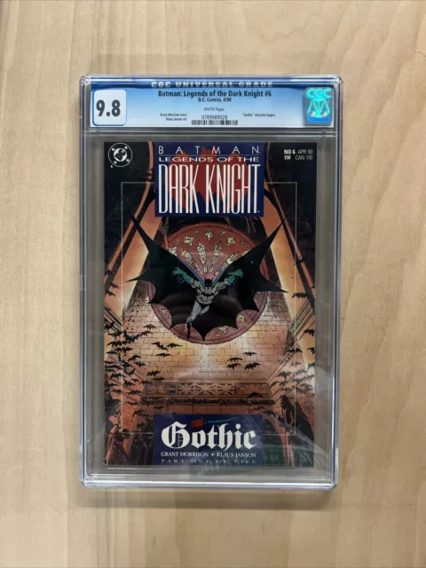 Batman Legends Dark Knight #6 Gothic Part 1 CGC 9.8 Grant Morrison Klaus Janson