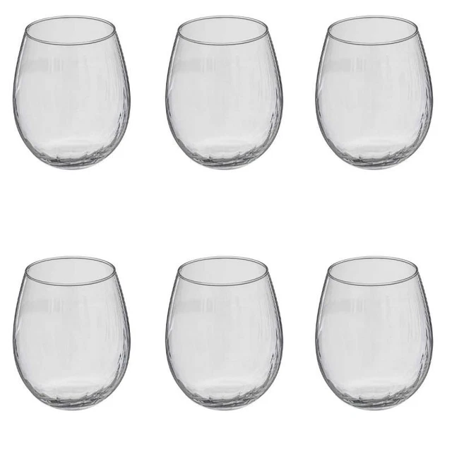 Lot de 6 Verres à Eau "Volta" 44cl Transparent
