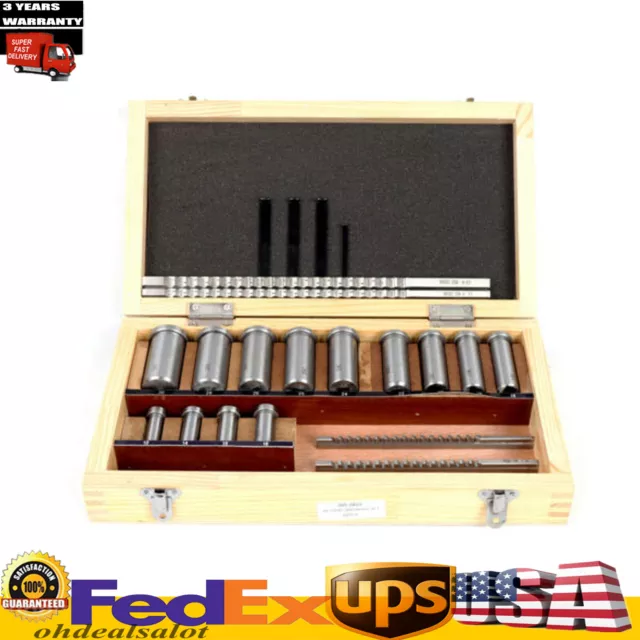 22* Keyway Broach Kit Metric Size Ferrule Bushing Gasket Set Metal Process Tool