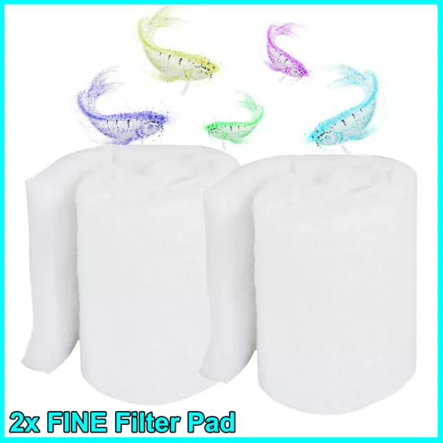 "2pcs Classic Pond Fine Filter Pad Durable Bulk Roll Filter Media for Fish Ponds