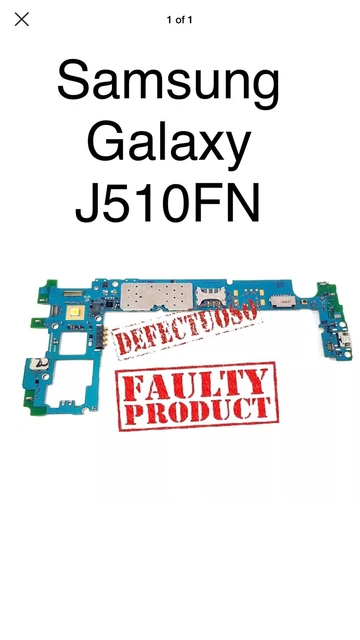 Genuine Samsung galaxy J5 J510FN Faulty Motherboard Logic Board Single/ Dual Sim