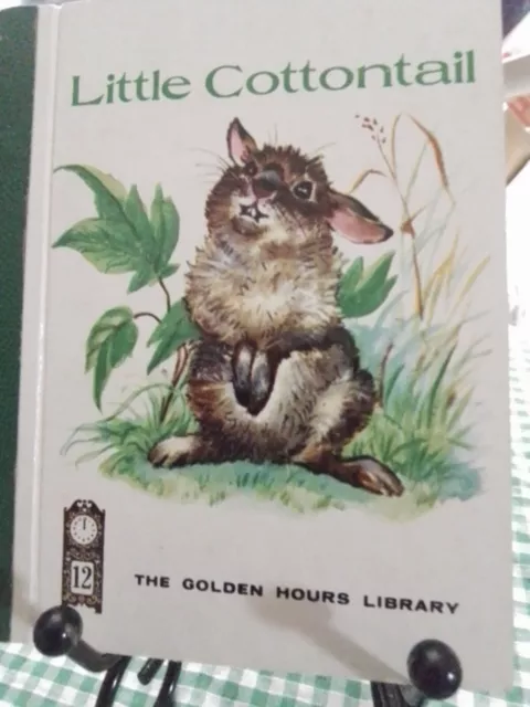 LITTLE COTTONTAIL Golden Hours Library 12 1960 Repeat New York HC VGC