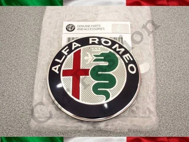 PULSANTE POSTERIORE FREGIO Logo Alfa Romeo Mito Originale EUR 68,00
