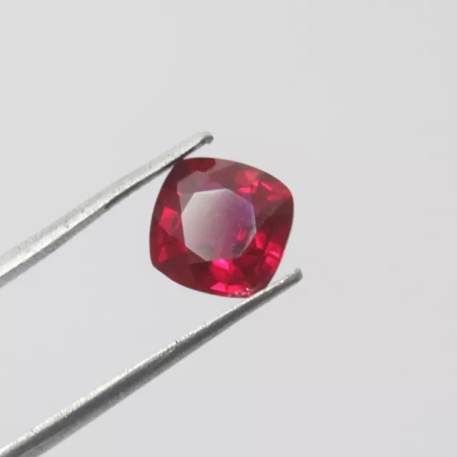 8.0 Ct Certified Natural Cushion Cut Red Ruby Madagascar Top Quality Gems W-661