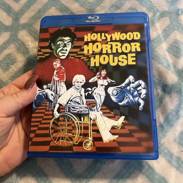 HOLLYWOOD HORROR HOUSE Vinegar Syndrome Bluray+DVD. 2 Disc. VG** 16.