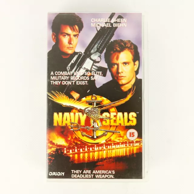 Navy Seals (1990) VHS PAL Videocassette Tape 1996 Orion / PolyGram Release