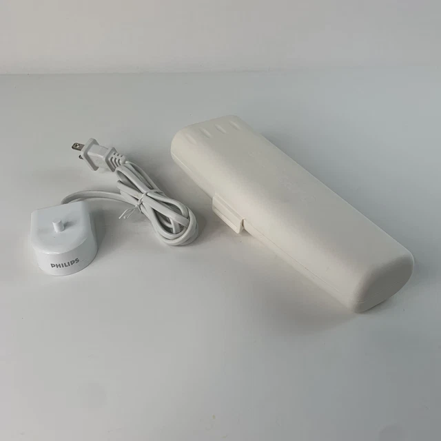 Base de carga cargadora Philips Sonicare HX6100 y estuche de viaje de almacenamiento original