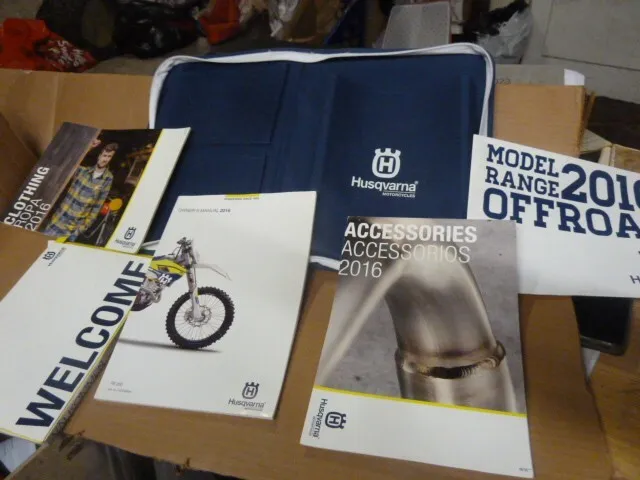 husqvarna owners manual  with document bag informative tips fe 250 2016