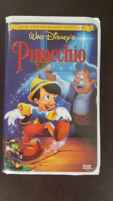 Walt Disney's Pinocchio 60th Anniversary Edition VHS #18679