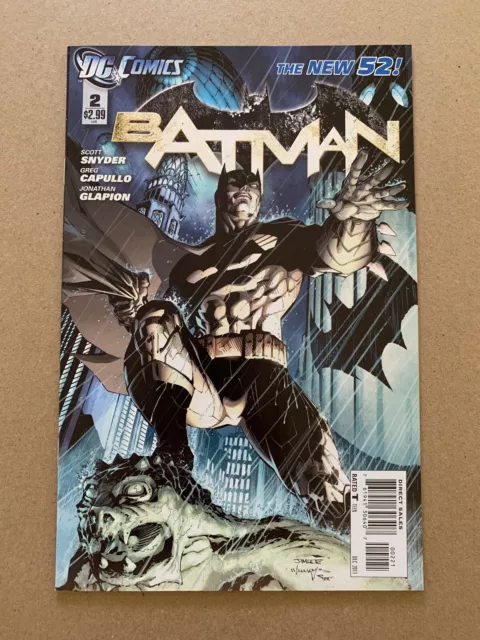 Batman (2011) #2 Jim Lee Variant Cover Vf/Nm, Key Issue, 1St Appearance Of Talon