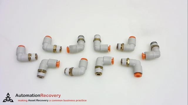 Smc Kq2L05-34S  Male Elbow Fitting, Tubing O.d.: 3/16", See Desc #314346