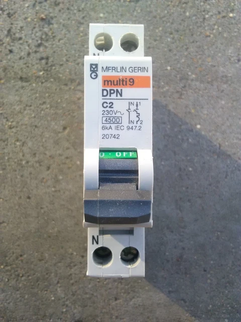 Disjoncteur De Branchement (DPN) Eaton 2 Ampères - Neuf - Pour Installation électrique