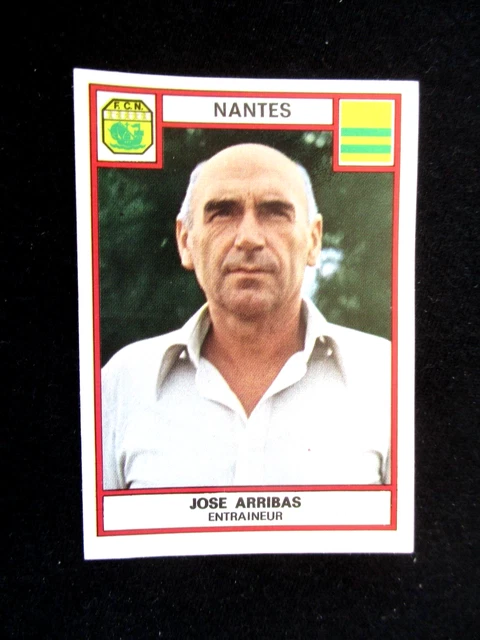 Autocollant Henri Michel – FC Nantes – Panini 1976 – N°104 EURO FOOTBALL 76