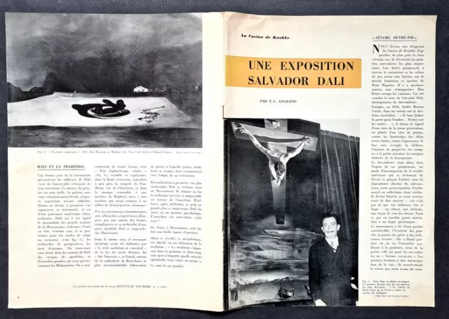 Eo 1956 Casino De Knokke Exposition Salvador Dali + Félix Labisse + Dédicace