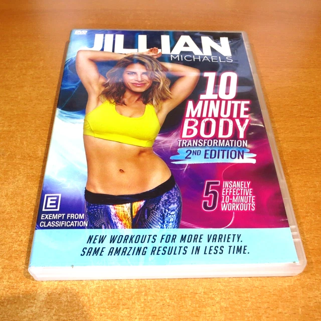 JILLIAN MICHAELS 10 Minute Body Transformation 2nd edition DVD