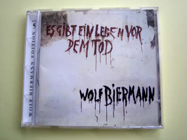 CD:   Wolf Biermann   " Es gibt ein Leben vor dem Tod "
